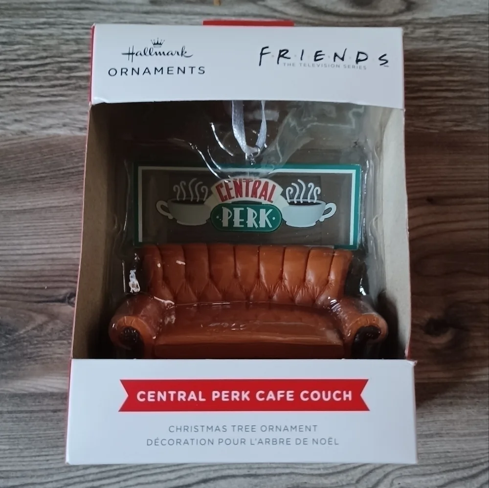 Hallmark 2021 Friends Central Perk Cafe Couch Christmas Ornament